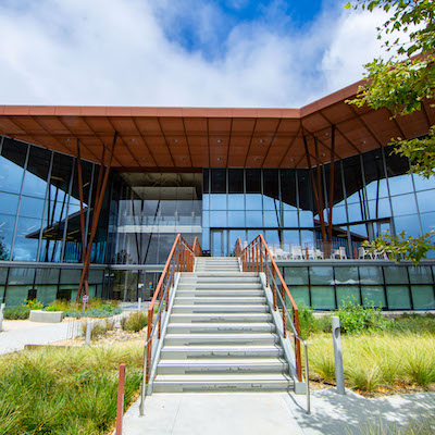 Exterior of Vertex research site in San Diego, CA