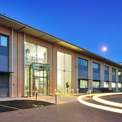 Exterior of Vertex research site in Oxford, UK